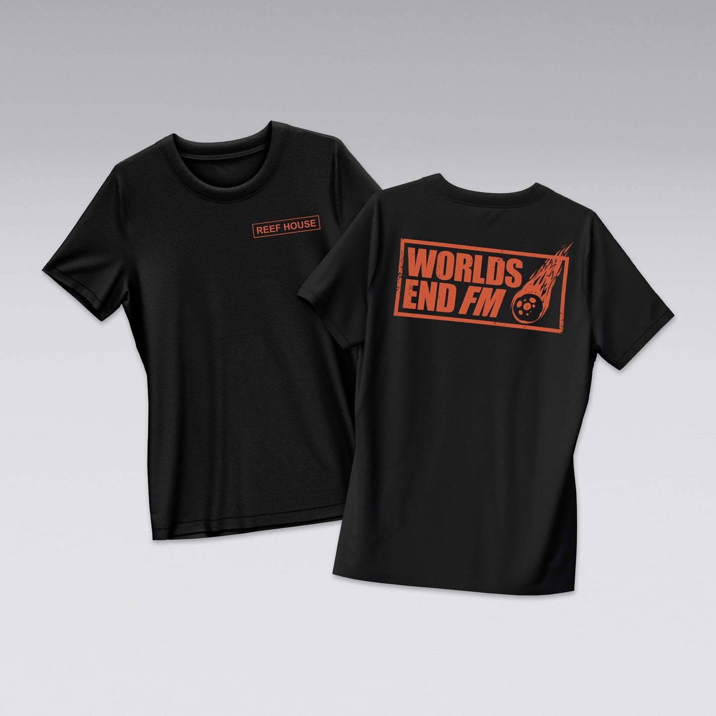 WORLDS END FM BLACK T-SHIRT