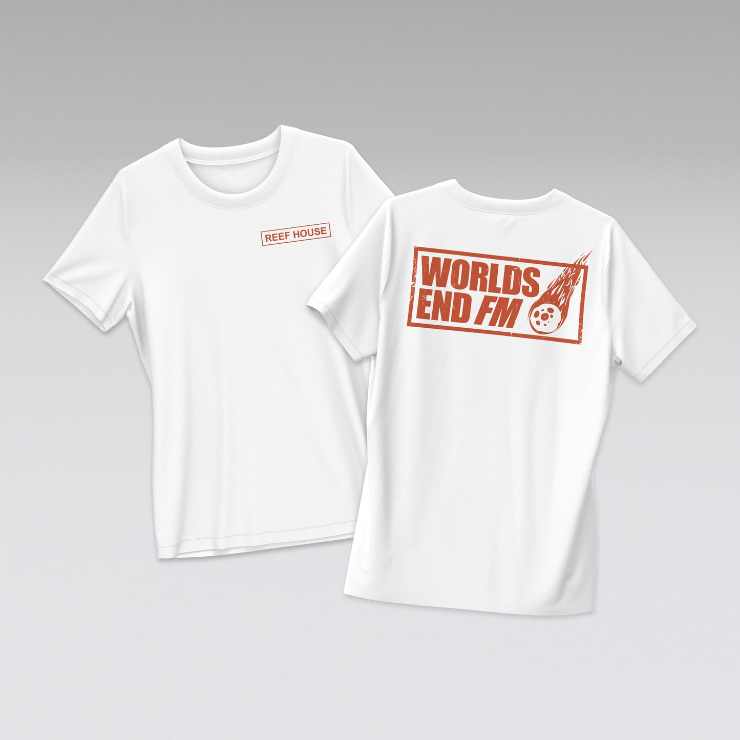 WORLDS END FM WHITE T-SHIRT
