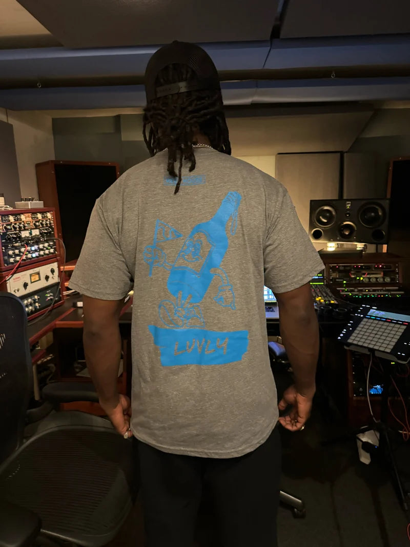 LUVLY T-SHIRT - GREY